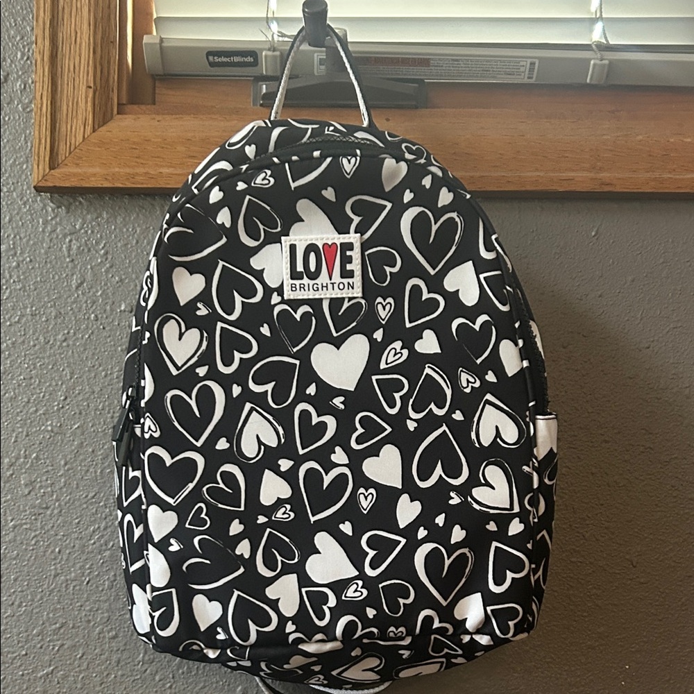 Brighton Heart Patterned Small Backpack - image 1